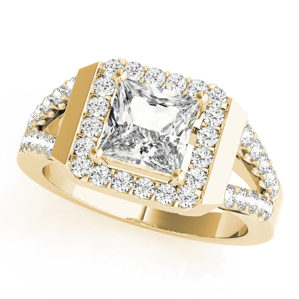 ENGAGEMENT RINGS HALO SQUARE & CUS