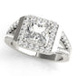ENGAGEMENT RINGS HALO SQUARE & CUS