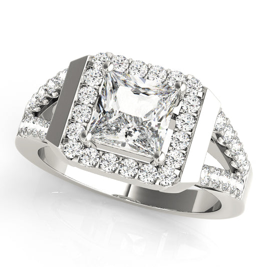 ENGAGEMENT RINGS HALO SQUARE & CUS