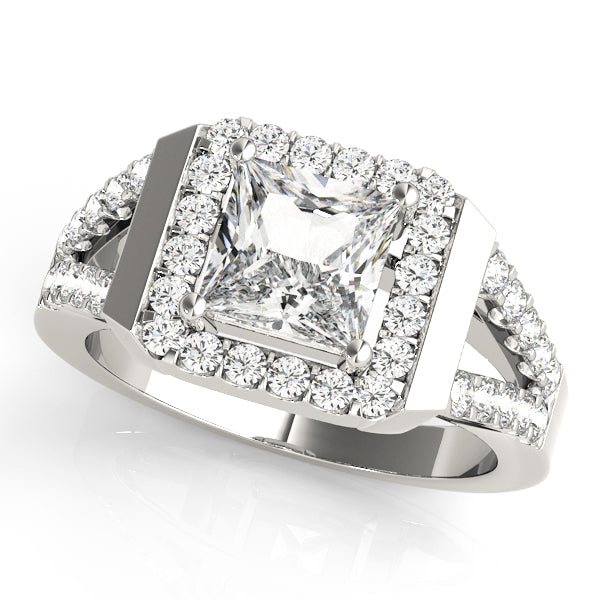 ENGAGEMENT RINGS HALO SQUARE & CUS