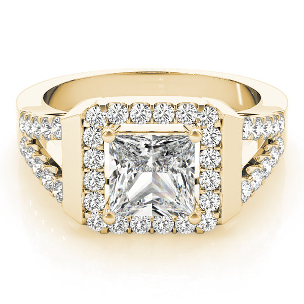 ENGAGEMENT RINGS HALO SQUARE & CUS