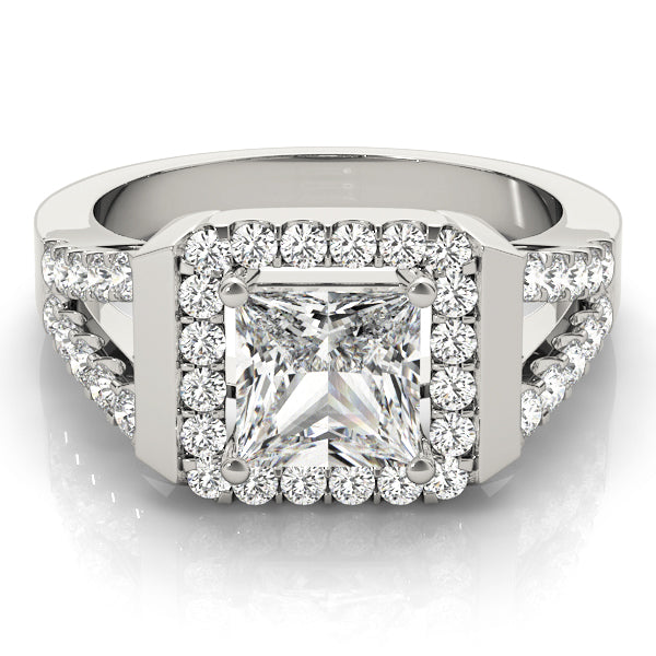 ENGAGEMENT RINGS HALO SQUARE & CUS