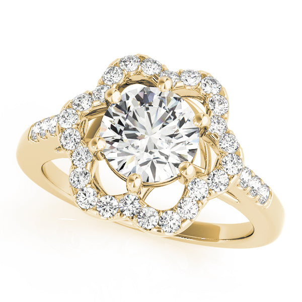 ENGAGEMENT RINGS HALO ROUND