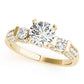 ENGAGEMENT RINGS 3 STONE ROUND