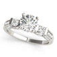 ENGAGEMENT RINGS 3 STONE ROUND