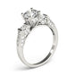 ENGAGEMENT RINGS 3 STONE ROUND