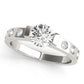 ENGAGEMENT RINGS SINGLE ROW PRONG