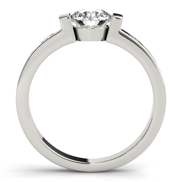 ENGAGEMENT RINGS SINGLE ROW PRONG