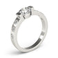 ENGAGEMENT RINGS SINGLE ROW PRONG