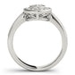 Vintage Style Milgrain Halo Engagement Rings