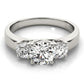 3-Stone Trellis Engagement Rings