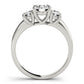 3-Stone Trellis Engagement Rings