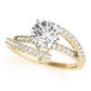Bypass Split Shank Engagement Rings