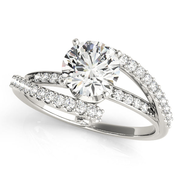 Bypass Split Shank Engagement Rings