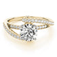 Bypass Split Shank Engagement Rings
