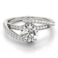 Bypass Split Shank Engagement Rings