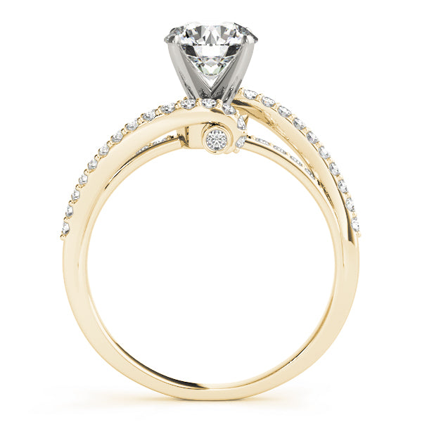 Bypass Split Shank Engagement Rings