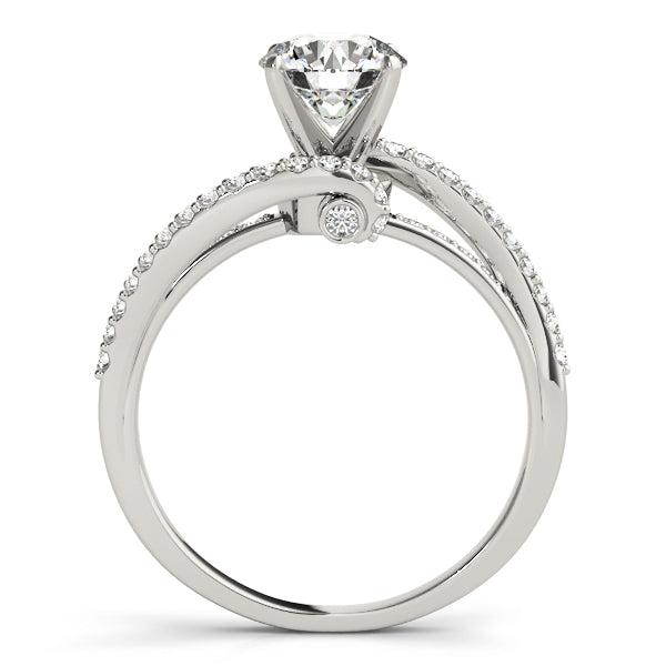 Bypass Split Shank Engagement Rings