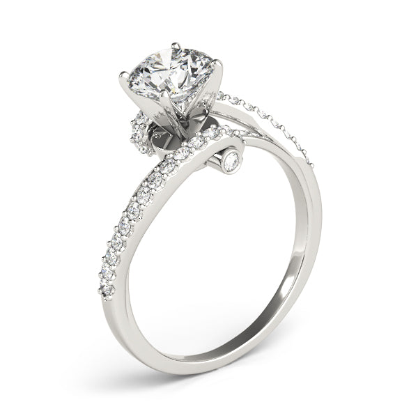 Bypass Split Shank Engagement Rings