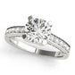 Channel Set Single Row Engagement Ring
