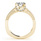 Channel Set Single Row Engagement Ring