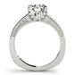 Channel Set Single Row Engagement Ring