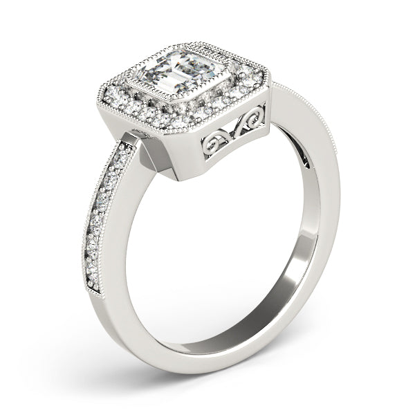 ENGAGEMENT RINGS HALO SQUARE & CUS