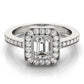 ENGAGEMENT RINGS HALO EMERALD