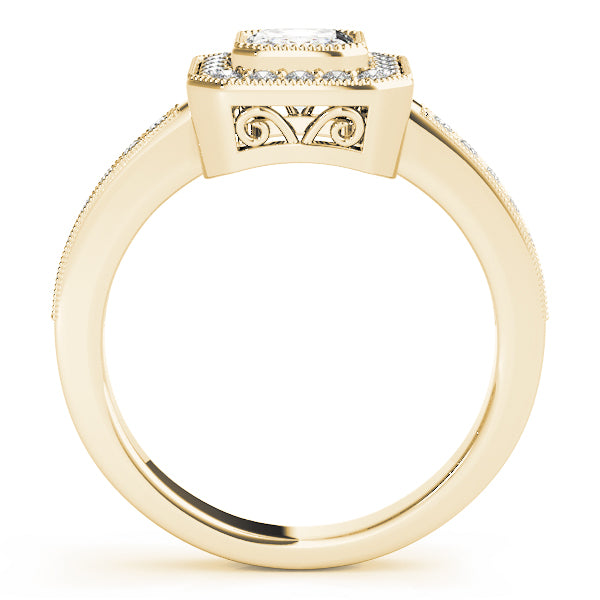 ENGAGEMENT RINGS HALO EMERALD