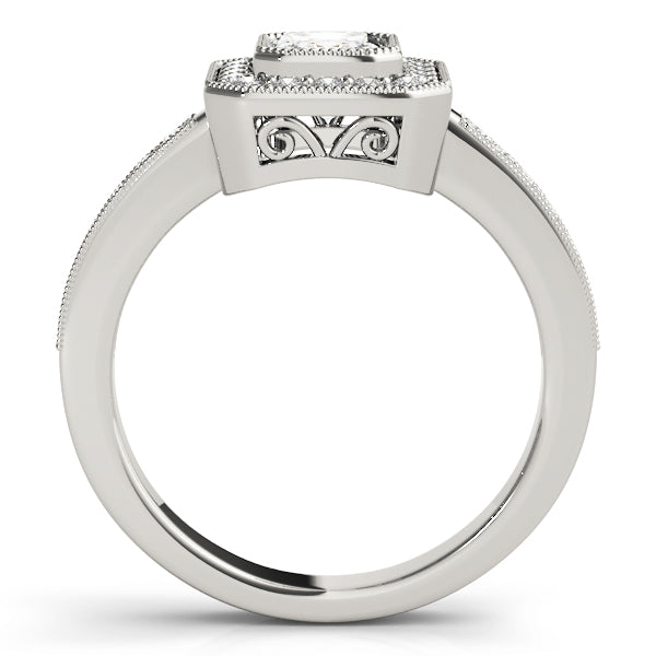 ENGAGEMENT RINGS HALO EMERALD