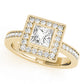 ENGAGEMENT RINGS HALO SQUARE & CUS