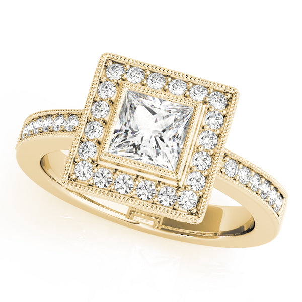 ENGAGEMENT RINGS HALO SQUARE & CUS