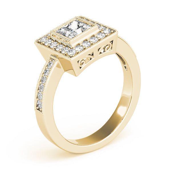 ENGAGEMENT RINGS HALO SQUARE & CUS