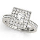 ENGAGEMENT RINGS HALO SQUARE & CUS