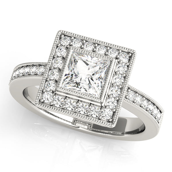 ENGAGEMENT RINGS HALO SQUARE & CUS