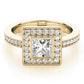 ENGAGEMENT RINGS HALO SQUARE & CUS