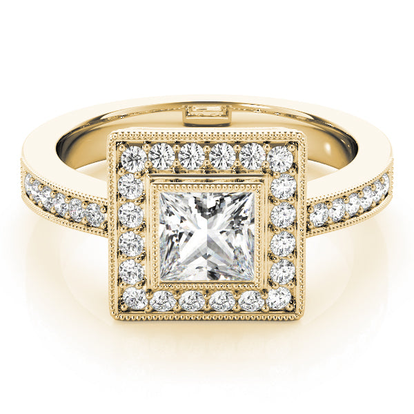 ENGAGEMENT RINGS HALO SQUARE & CUS