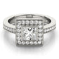 ENGAGEMENT RINGS HALO SQUARE & CUS