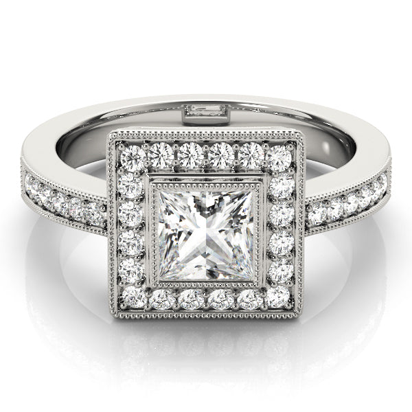 ENGAGEMENT RINGS HALO SQUARE & CUS