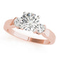 ENGAGEMENT RINGS 3 STONE ROUND