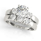 ENGAGEMENT RINGS 3 STONE ROUND
