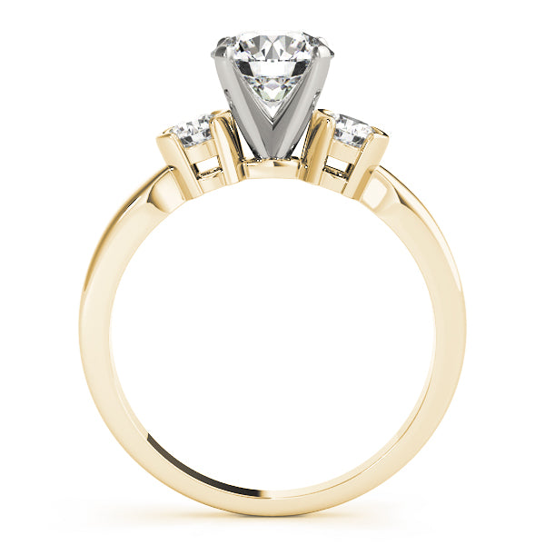 ENGAGEMENT RINGS 3 STONE ROUND