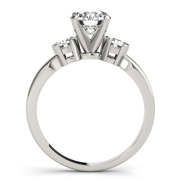 ENGAGEMENT RINGS 3 STONE ROUND