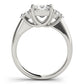 3-Stone Princess-Cut Trellis Engagement Rings