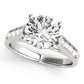 Channel Set Trellis Engagement Rings