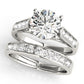 Channel Set Trellis Engagement Rings