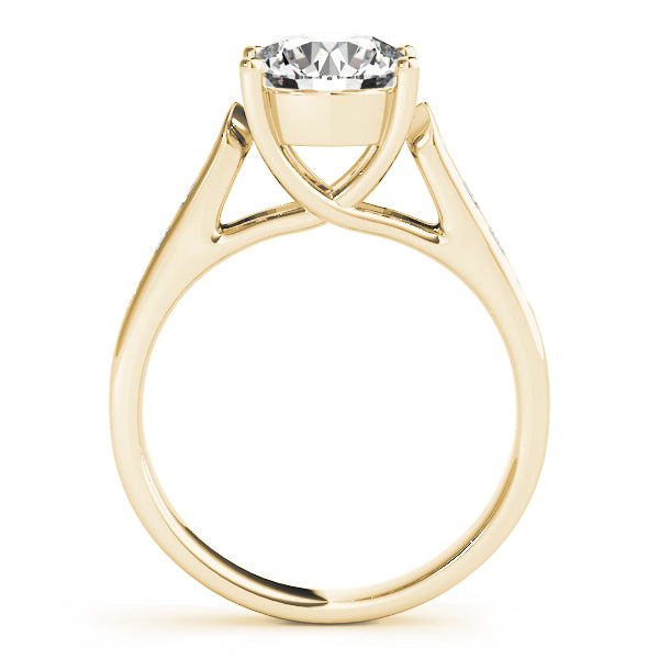 Channel Set Trellis Engagement Rings