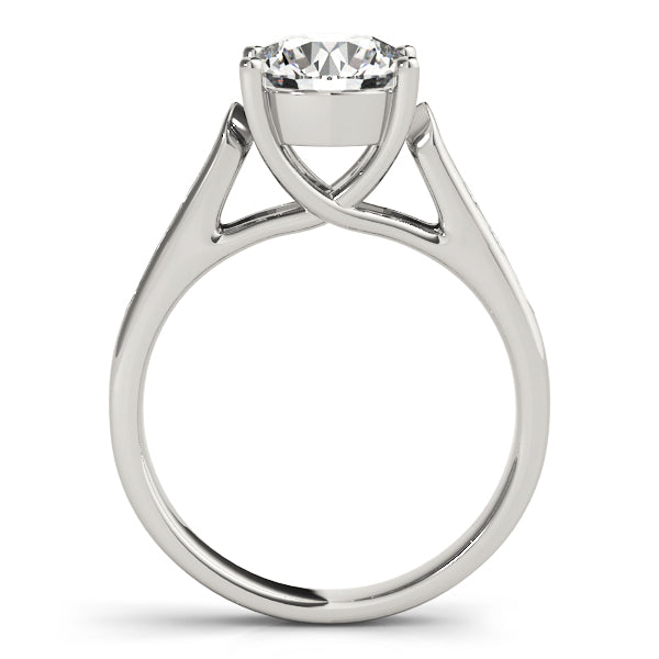 Channel Set Trellis Engagement Rings