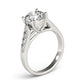 Channel Set Trellis Engagement Rings