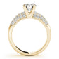 Multirow Pavé Set Engagement Ring
